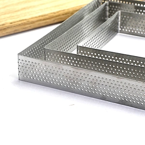 Stainless Steel square Cake Mold Baking Mousse Ring Kitchen Tools Pizza Cooking Cookie Cutter DIY Cake Ring Pastry Tools
