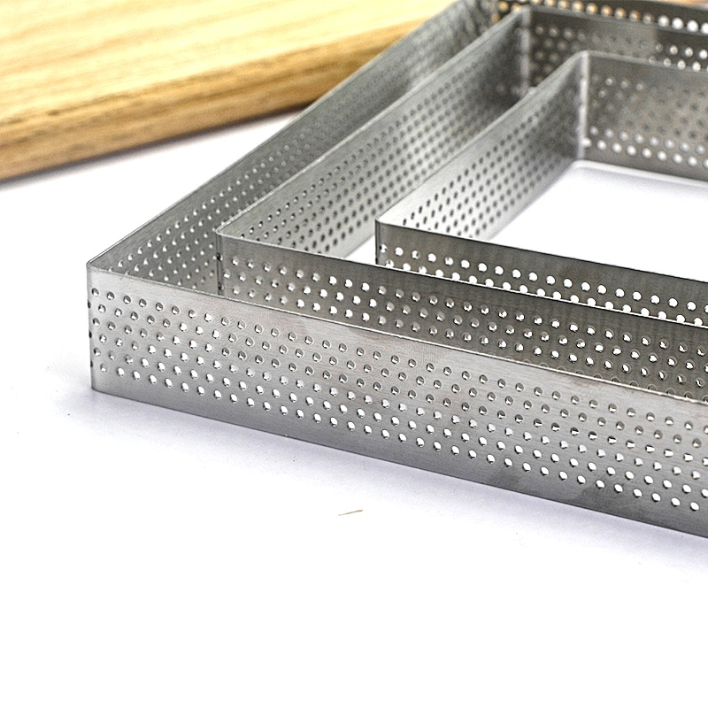Stainless Steel square Cake Mold Baking Mousse Ring Kitchen Tools Pizza Cooking Cookie Cutter DIY Cake Ring Pastry Tools