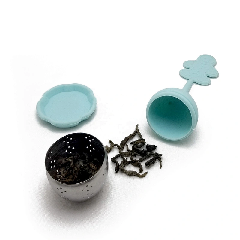 Lovely tea strainer tea filter baby stainless steel silicone tea infuser
