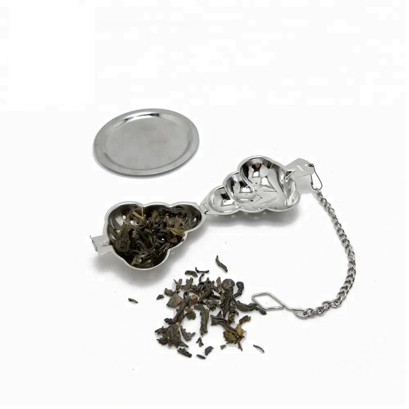 Food grade stainless steel grape shape tea infuser with chain