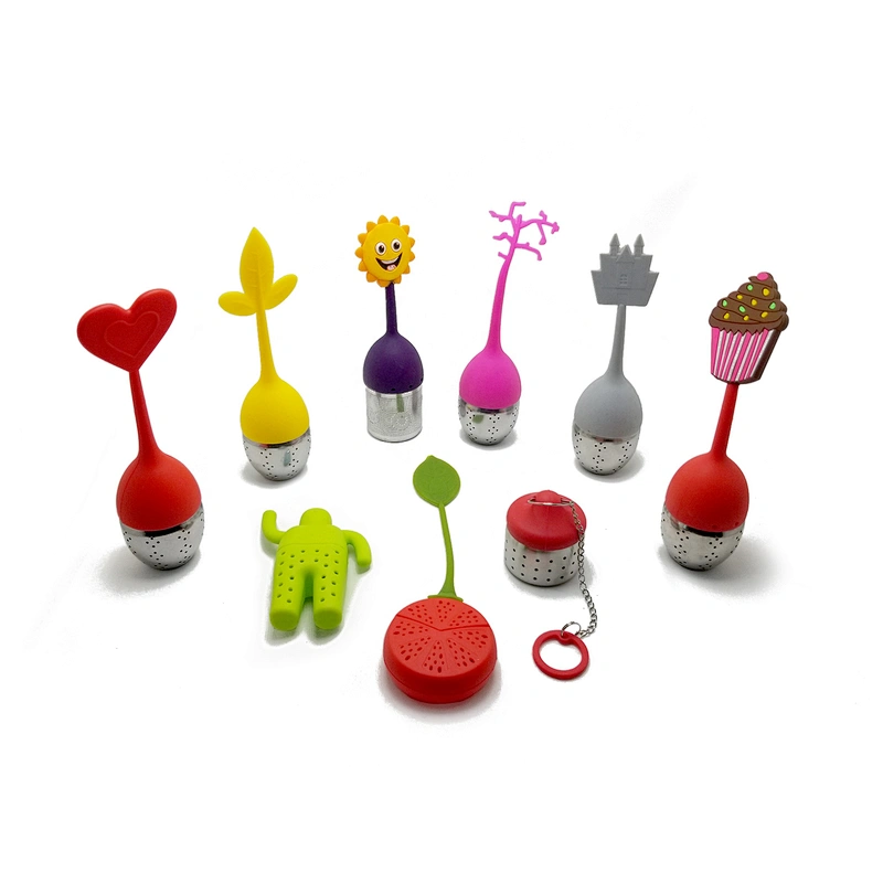 Good quality tea strainer tea filter Magic house shape silicone tea infuser