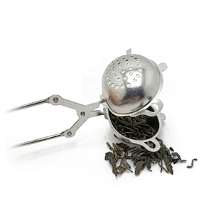 High quality stainless steel teapot tea infuser tea strainer with clamping handle