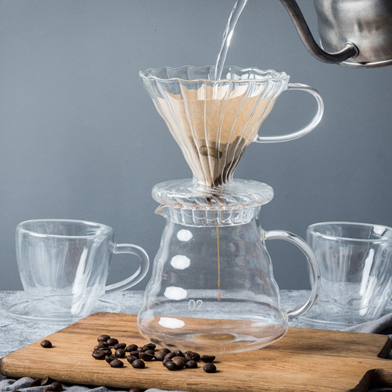 New Glass Styles Coffee Dripper With Stand  Coffee Filter