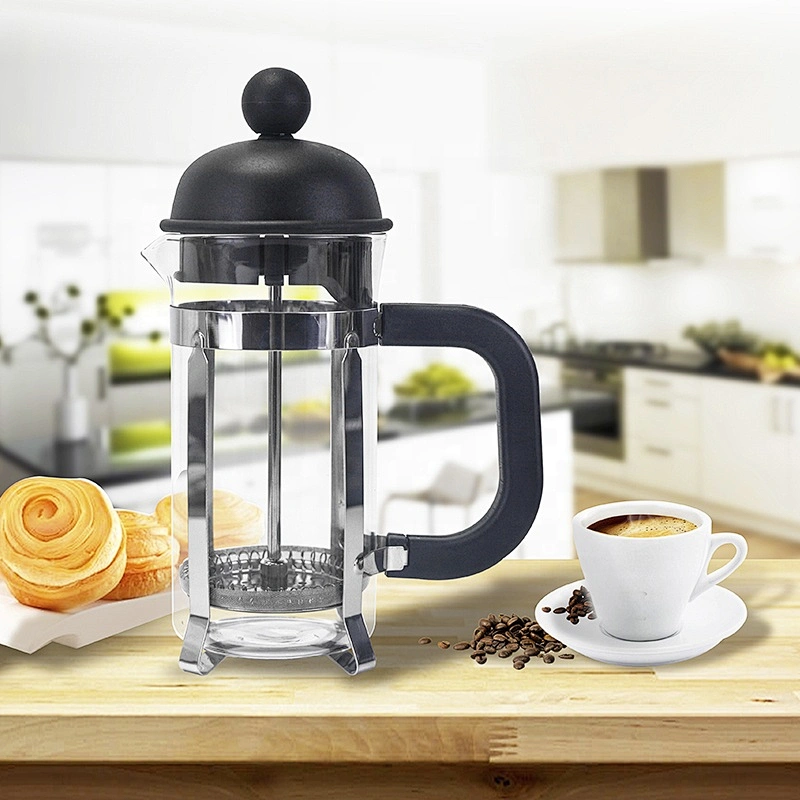 7 cups stainless Steel French Press High Quality Coffee maker with plastic lid and handle