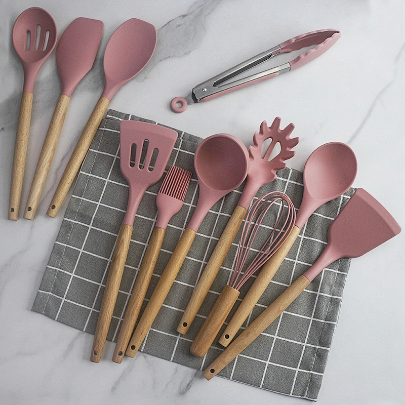 12 Pieces Slicone Kitchen Cooking Utensils Kitchen Utensils Accessories