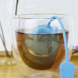 Cute Tea Infuser silicone Owl Shape Loose Tea Strainer tea filter