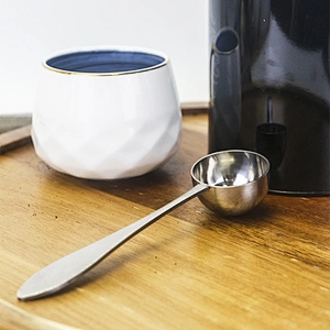 Metal tea spoon coffee measuring spoon with handle