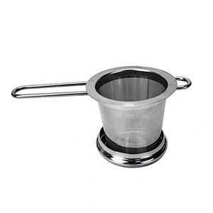 2 pcs Tea Infuser set 304 Stainless Steel with two Handles for Hanging on Teapots, Mugs