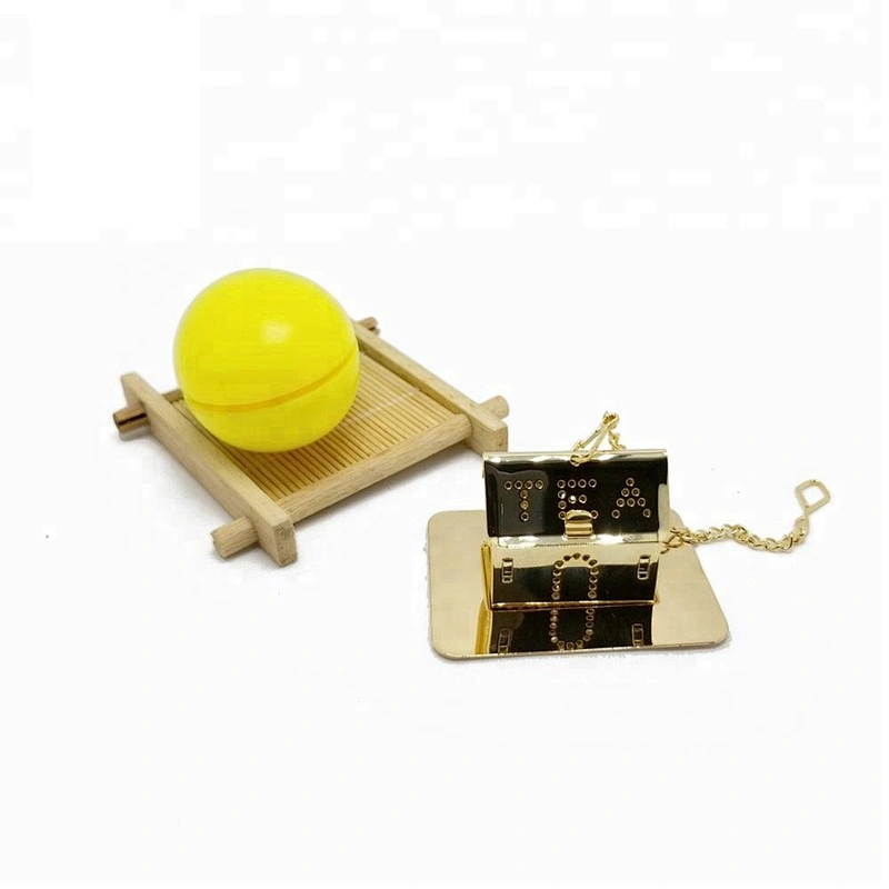 Wholesale stainless steel gold plating mini house shape tea infuser tea ball with chain