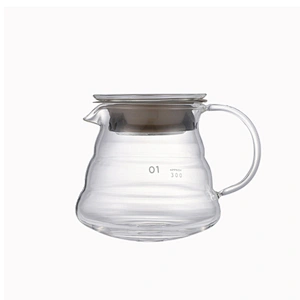 High Borosilicate glass cloud shape Coffee Pot pour for family use