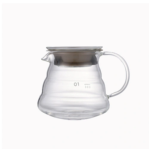 High Borosilicate glass cloud shape Coffee Pot pour for family use