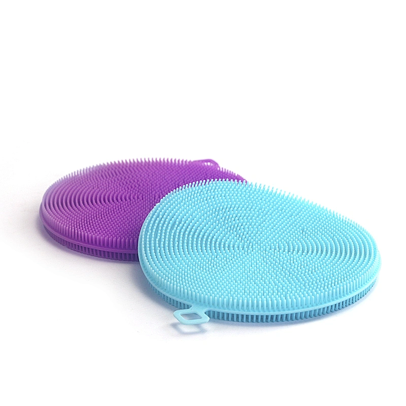 Wholesale Sliconecleaning brush Kitchen Accessories Dishwashing Sponge Kitchenware Brushes Kitchen Tools