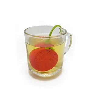 Food grade lemon shape silicone tea infuser
