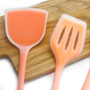 Wholesale 3 Pieces orange Slicone Kitchen Cooking Utensils Kitchen Utensils Accessories