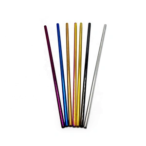 Eco Friendly high quality reusable stainless steel metal straw for drinking