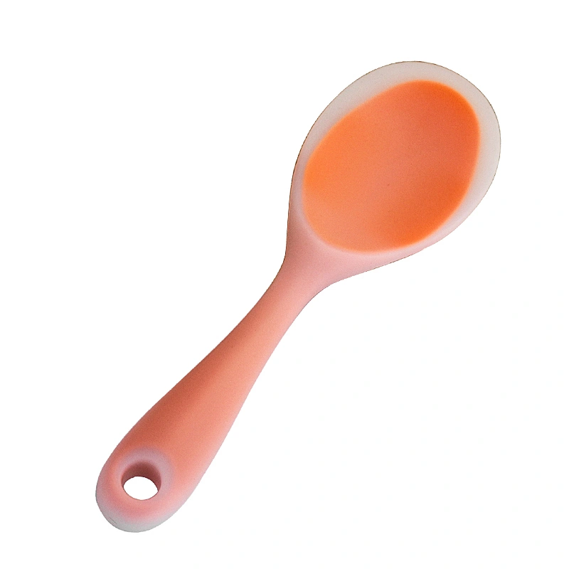 Food grade kitchen cooking utensils silicone spatula turner silicone nonstick rice paddle spoon