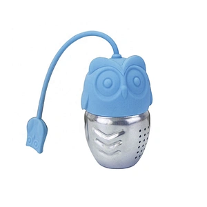 Cute Tea Infuser silicone Owl Shape Loose Tea Strainer tea filter