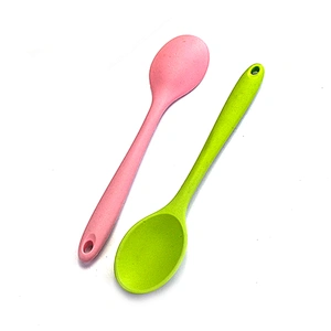 silicone spatula Non-Stick Heat Resistant set pastry baking tools  red kitchen utensils spoon