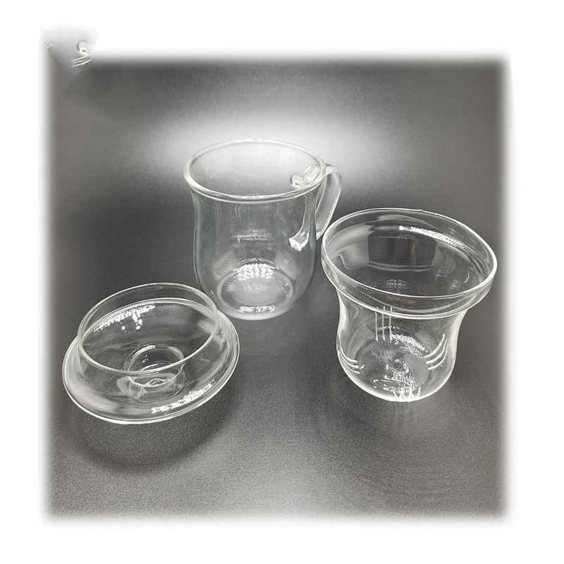 350 ML hot selling high borosilicate heat resistant glass tea cup mug with glass infuser and cover