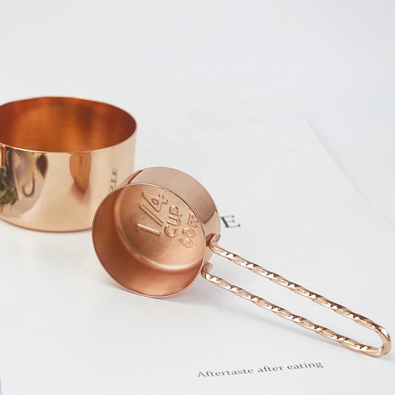 Gold smart measuring cup stainless measuring cups and spoons stainless steel measuring scoop