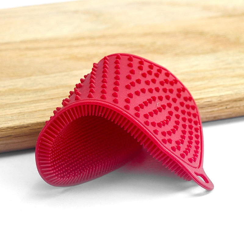 Wholesale Sliconecleaning brush Kitchen Accessories Dishwashing Sponge Kitchenware Brushes Kitchen Tools