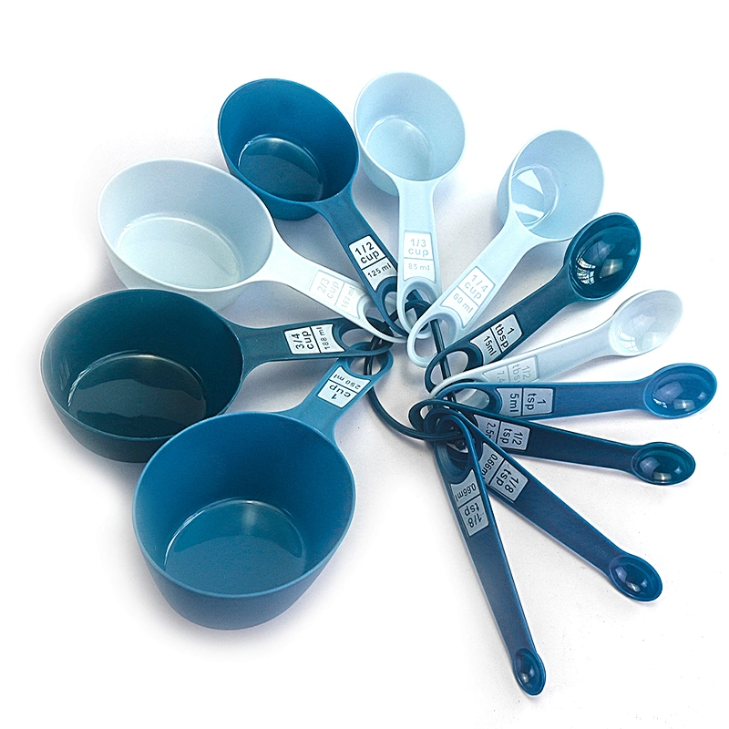 12 pieces plastic spoon measurement spring chef measuring spoons fancy measuring cups and spoons