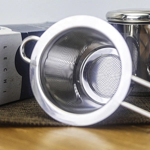 2 pcs Tea Infuser set 304 Stainless Steel with two Handles for Hanging on Teapots, Mugs