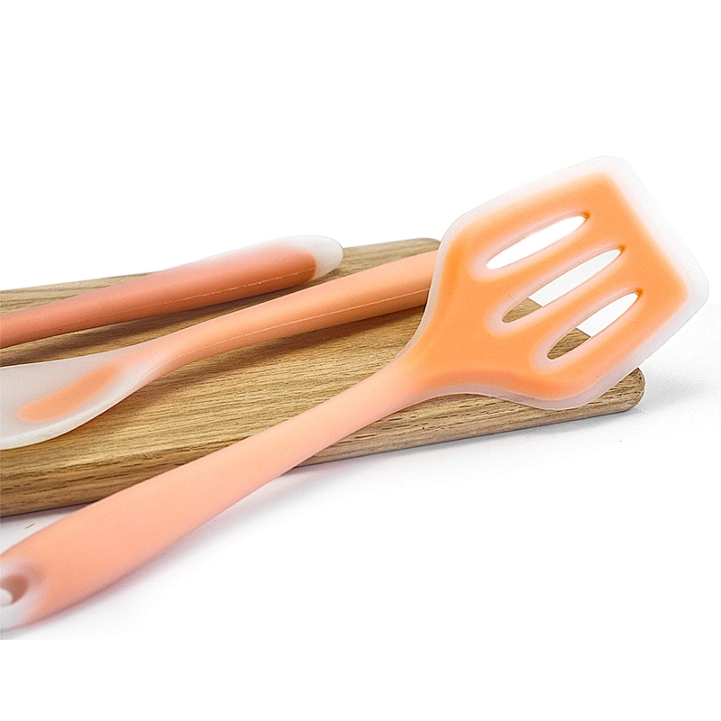 Wholesale 3 Pieces orange Slicone Kitchen Cooking Utensils Kitchen Utensils Accessories