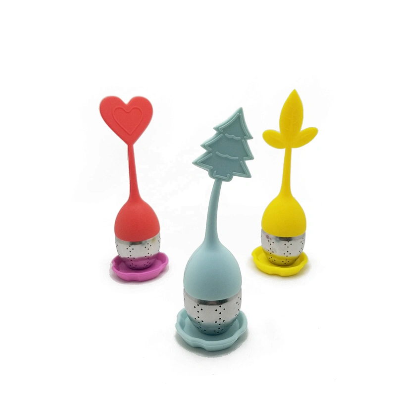 Nice christmas tree silicone tea infuser shape tea infuser