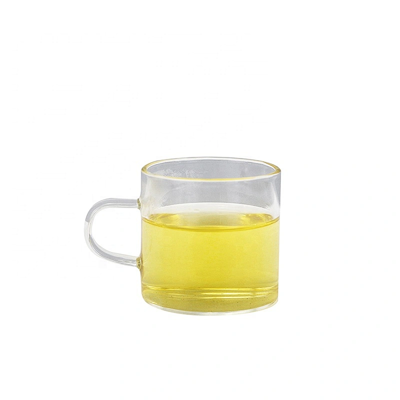 80-120 ML  heat resistant glass tea coffee cup juice mug with handle