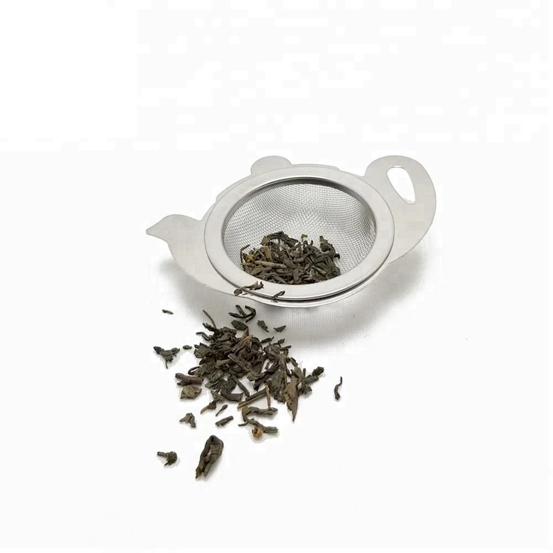 Stainless steel new design mesh teapot shape tea infuser