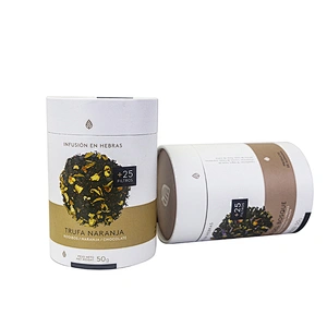 Round Gift Packaging Cardboard box tube tea container gift Paper Tea Box