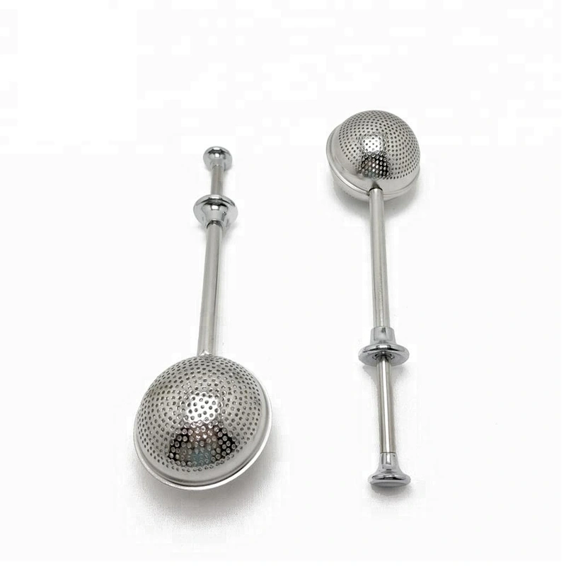 High quality stainless steel ball shape tea infuser with handle