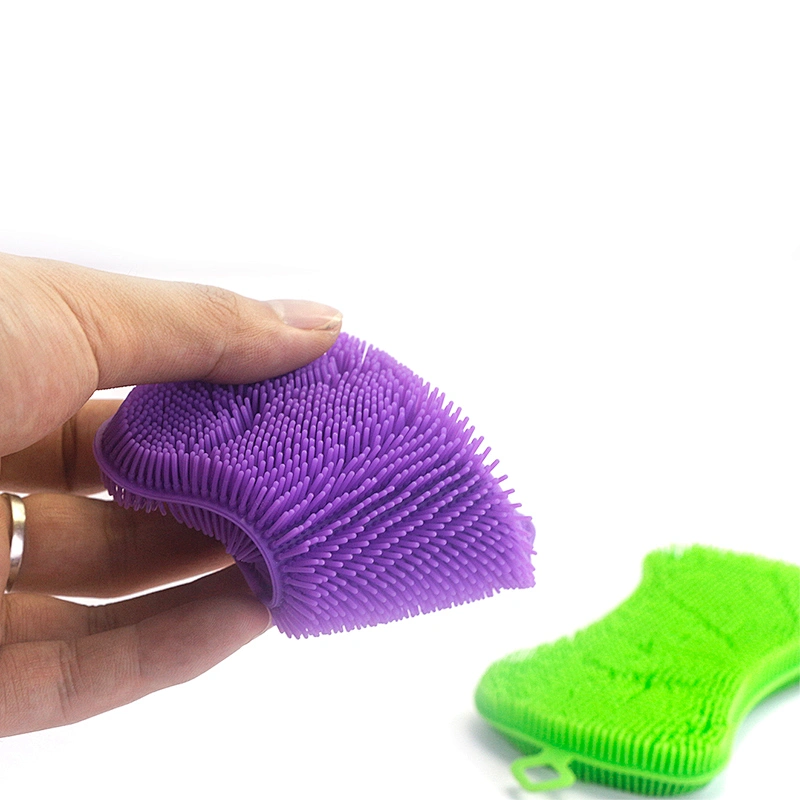 Wholesale Sliconecleaning brush Kitchen Accessories Dish washing Sponge Kitchenware Brushes Kitchen Tools