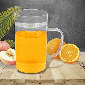 300ML high borosilicate heat resistant glass tea cup mug with glass filter