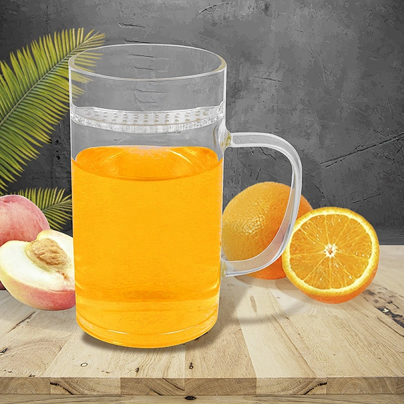 300ML high borosilicate heat resistant glass tea cup mug with glass filter