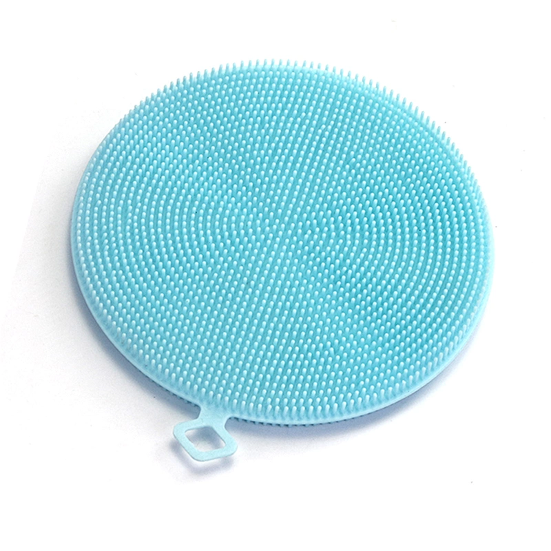 Wholesale Sliconecleaning brush Kitchen Accessories Dishwashing Sponge Kitchenware Brushes Kitchen Tools