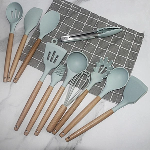 12 Pieces Slicone Kitchen Cooking Utensils Kitchen Utensils Accessories