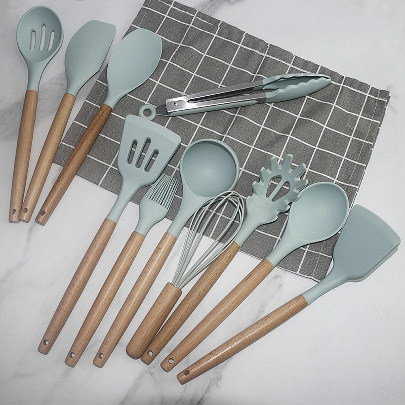 12 Pieces Slicone Kitchen Cooking Utensils Kitchen Utensils Accessories