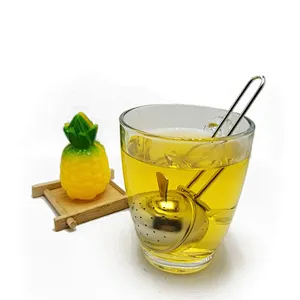 Food grade stainless steel ball shape tea infuser with short handle