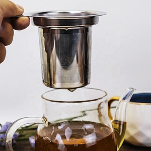 Fits Standard Cups Mugs Teapots stainless steel tea Infuser Basket tea strainer for Brewing Loose Leaf Tea maker