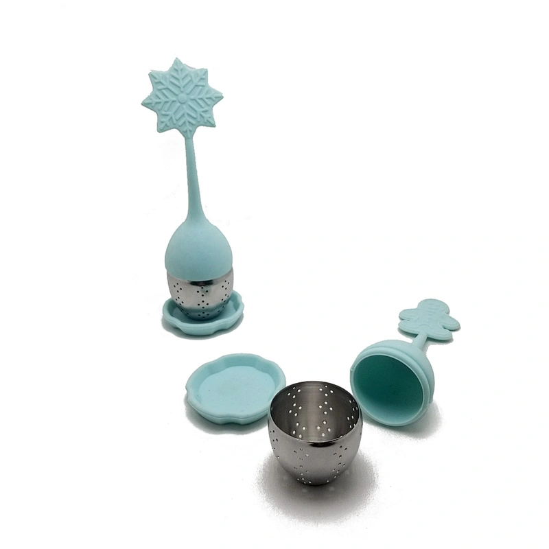 Lovely tea strainer tea filter baby stainless steel silicone tea infuser