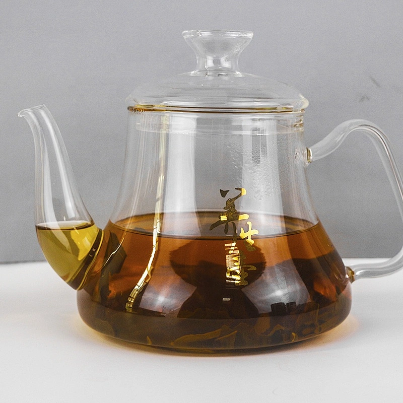 hot selling 900 and 1200ml tea glass kettle teapot with infuser