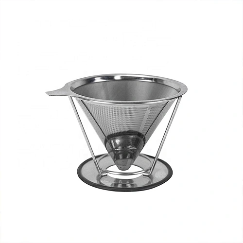 Good quality stainless steel  drip coffee filter coffee maker with stand