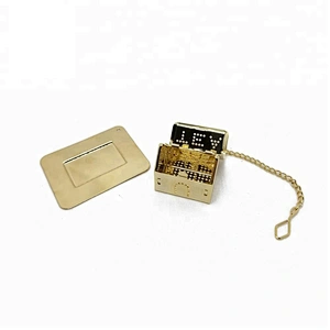 Wholesale stainless steel gold plating mini house shape tea infuser tea ball with chain
