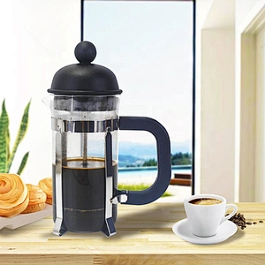 7 cups stainless Steel French Press High Quality Coffee maker with plastic lid and handle