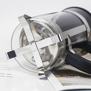 7 cups stainless Steel French Press High Quality Coffee maker with plastic lid and handle