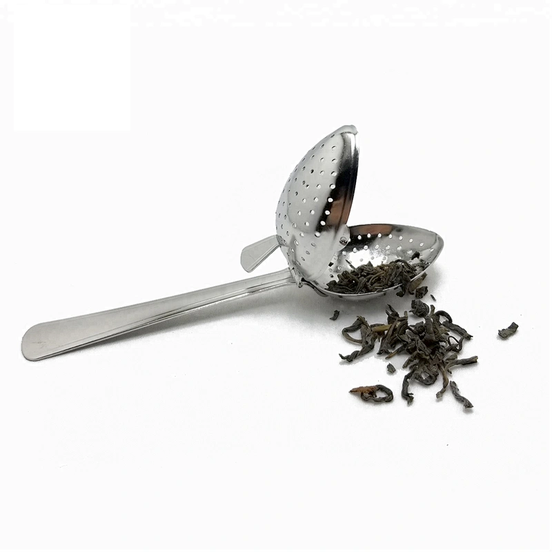 New design stainless steel leaf shape tea infuser with short handle