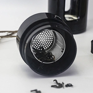 High borosilicate glass water Bottle tea bottle with stainless steel tea infuser