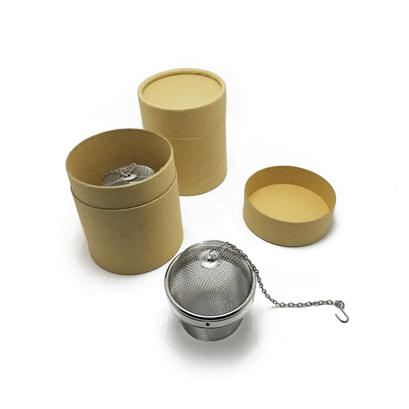 Promotional food grade  tea inufser with colorful box pack
